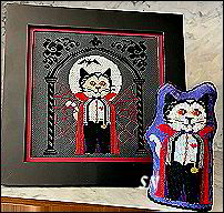 Midnight Cat from December Stitches - click to see more Midnight Cat from December Stitches - click to see more