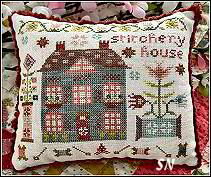 Houses of Stitchery Lane #1 Stitchery House from Pansy Patch Quilts and Stitchery - click to see more