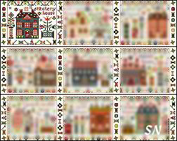 Houses of Stitchery Lane Placement Chart from Pansy Patch Quilts and Stitchery - click to see more