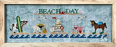 Beach Day framed from Petal Pusher - click to see more