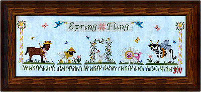 Spring Fling framed from Petal Pusher - click to see more