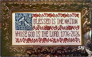 Quaint Rose Needlearts Toile Flag - click for more