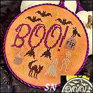 Boo Bauble from Wildflower Stitching - click to see more Boo Bauble from Wildflower Stitching - click to see more
