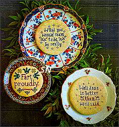 Plum Street Samplers Poor Richard's Platitudes - click to see more Plum Street Samplers Poor Richard's Platitudes - click to see more