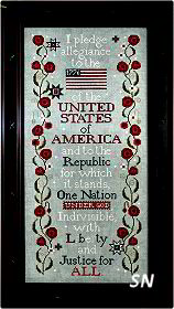 The Pledge of Allegiance from Plum Street Samplers