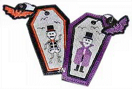 Spooky Bookmarks from Praiseworthy Stitches - click for more