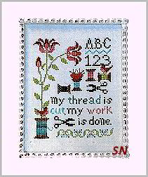 My Work is Done from Praiseworthy Stitches - click for more