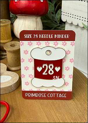 Size 28 Needle Minder from Primrose Cottage - click for more Size 28 Needle Minder from Primrose Cottage - click for more