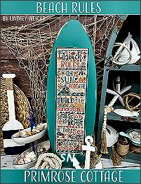 Beach Rules from Primrose Cottage - click for more