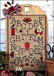 PuntiniPuntini Strawberry Alphabet Sampler - click to see more