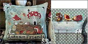 PuntiniPuntini Autumn Friends with Pin set  - click to see more