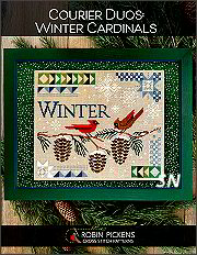Robin Pickens Winter Cardinals Courier Duo  - click for more