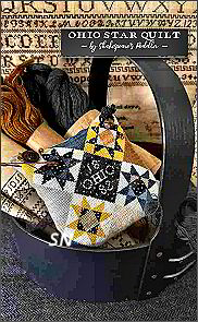 Ohio Star Quilt from Shakespeare's Peddler - click to see more