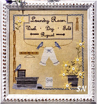 Laundry Day from Samplers Not Forgotten - click to see more