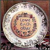 Love Each Other Plate-i-Tude from Shepherd's Bush -  click for more