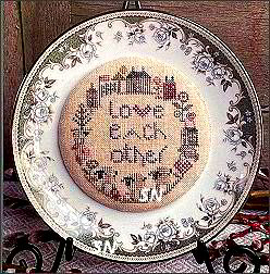 Love Each Other Plate-i-Tude from Shepherd's Bush -  click for more