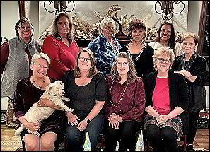 Part of our staff at our 2025 annual Christmas party