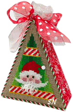 Evergreen Santa - Our July 2016 Secret Needle Night Kit - click to see more