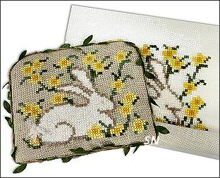 A Bunny Garden, our March 2026 Secret Needle Night Kit - click to see more