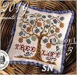 Fragments in Time 2019 #3 Tree of Life from Summer House Stitche Workes - click for more