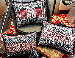 The first 3 Declaration Coverlets from Summer House Stitche Workes - click for more