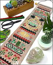 Cactus and Caravan Bell Pull from Tiny Modernist - click to see more