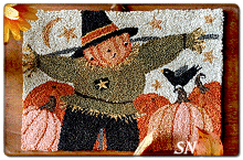 Happy Scarecrow PN181 from Teresa Kogut -- click to see more