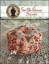 Finn the Racoon Biscornu from Teresa Kogut -- click to see more