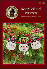 Frosty Garland Ornament from Teresa Kogut -- click to see more