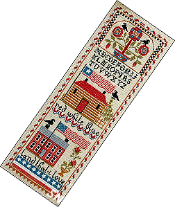 Patriotic Band Sampler from Twin Peak Primitives - click to see more
