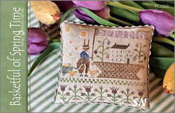 CS223 Basketful of Spring Time from With Thy Needle & Thread - click for more