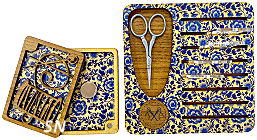 Blue Floral Scissor and Thread Tray Set, a Silver Needle Exclusive - click for more